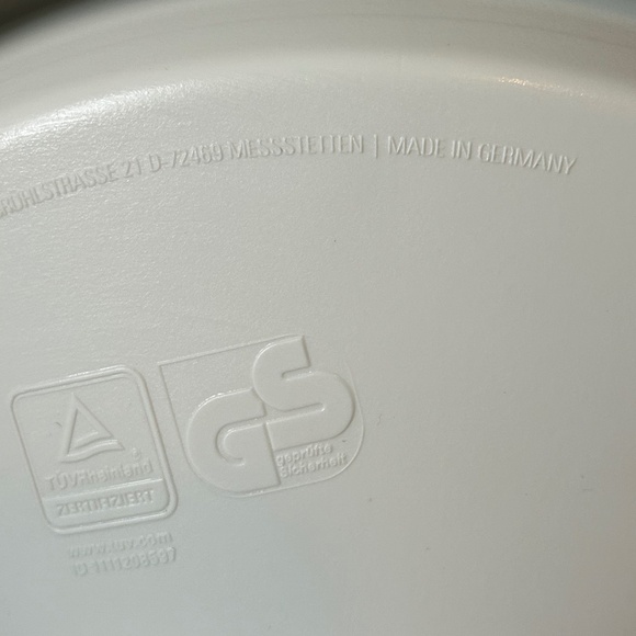 Interstuhl Up Stool in White & Grey - Picture 8 of 8